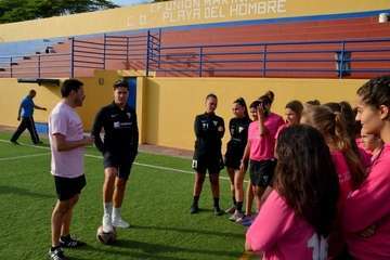  Juntos por Telde se viste de corto para comprometerse por la igualdad por el deporte (Foto TA)